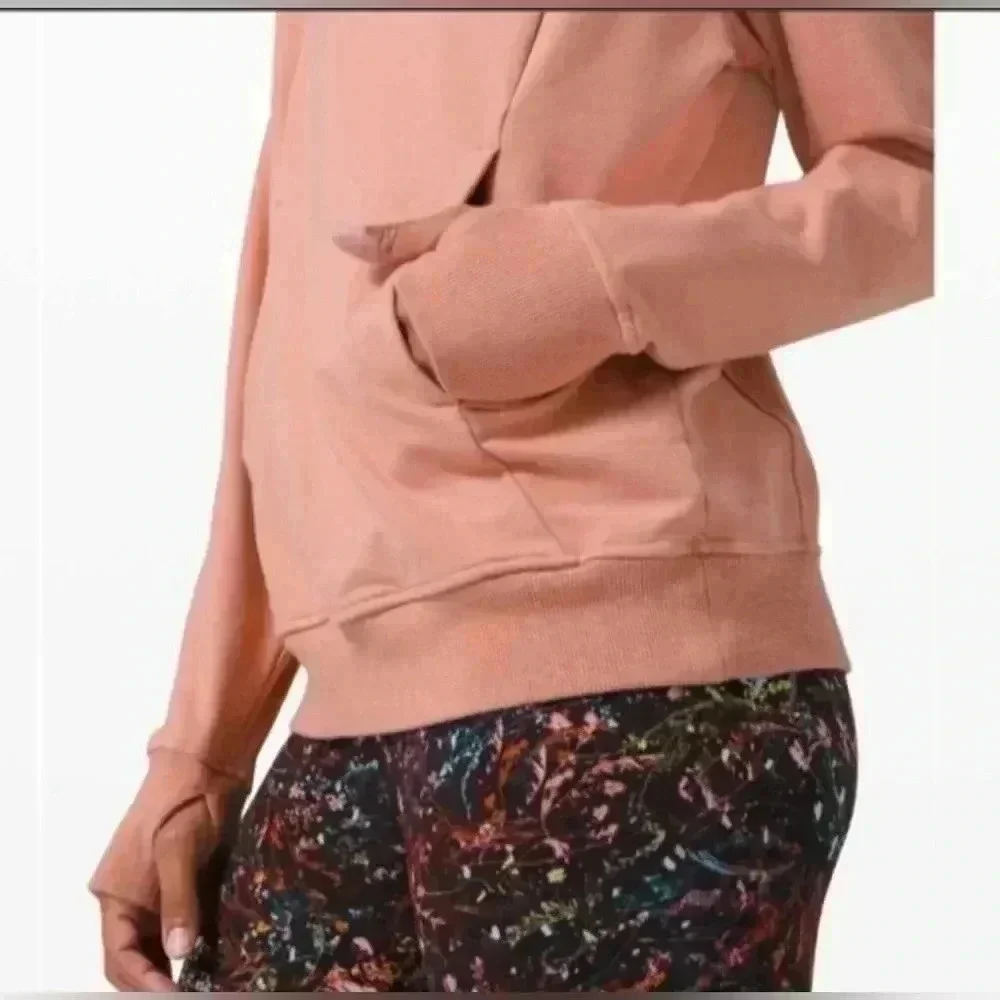 Lululemon Scuba Pullover Pink Pastel